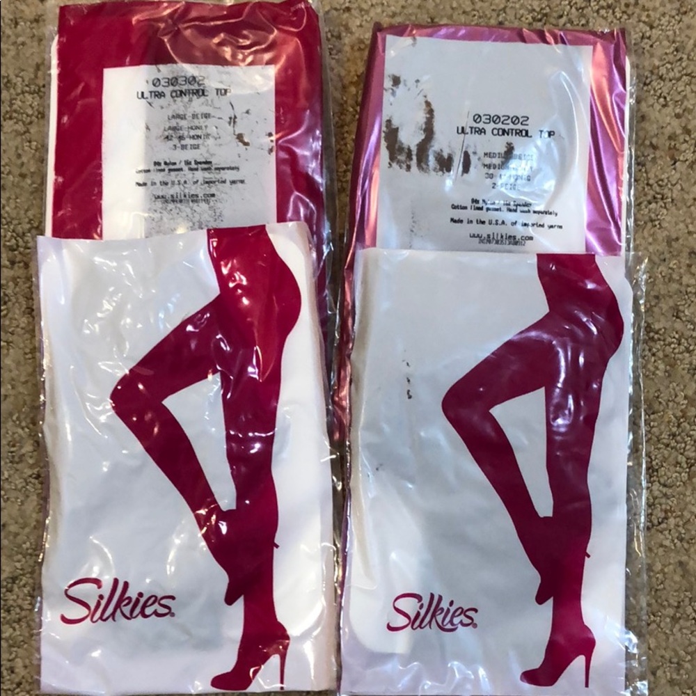 Control top panty hose